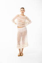 Libra off white skirt